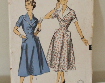 Vintage 6706 Advance Sewing Pattern Dress Size 12