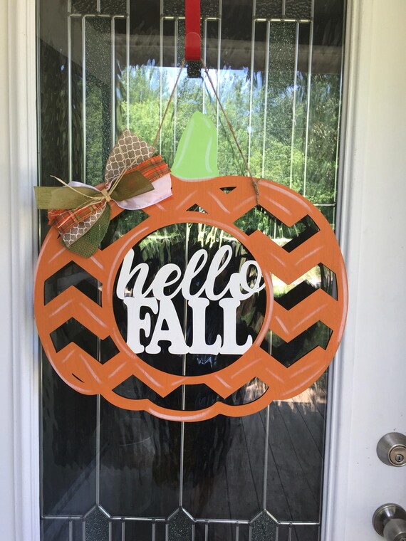 Hello fall hello fall pumpkin pumpkin decor pumpkin door