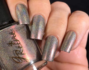 Flambeaux - Holo Mega Ultra Multichrome Holographic Nail Polish Red Gold Green Orange
