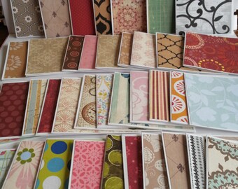 Mini note cards, Bulk mini note cards, Mini notecards variety, Assorted mini note cards, Set of 25 or 100, 3 x 3 cards
