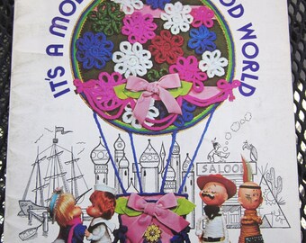It's a Mod Mod Mod Mod World 0430 yarn craft booklet 1970s