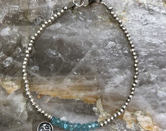 Delicate Bracelet // Karen Hill Tribe Silver, Apatite