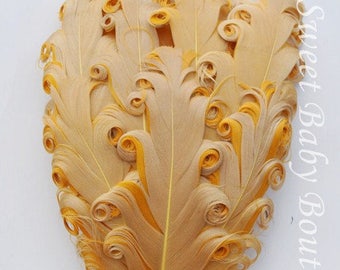 Feather Pad Tan/Gold