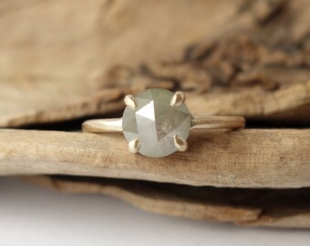 Prong Set Rose Cut Diamond Ring - Deposit