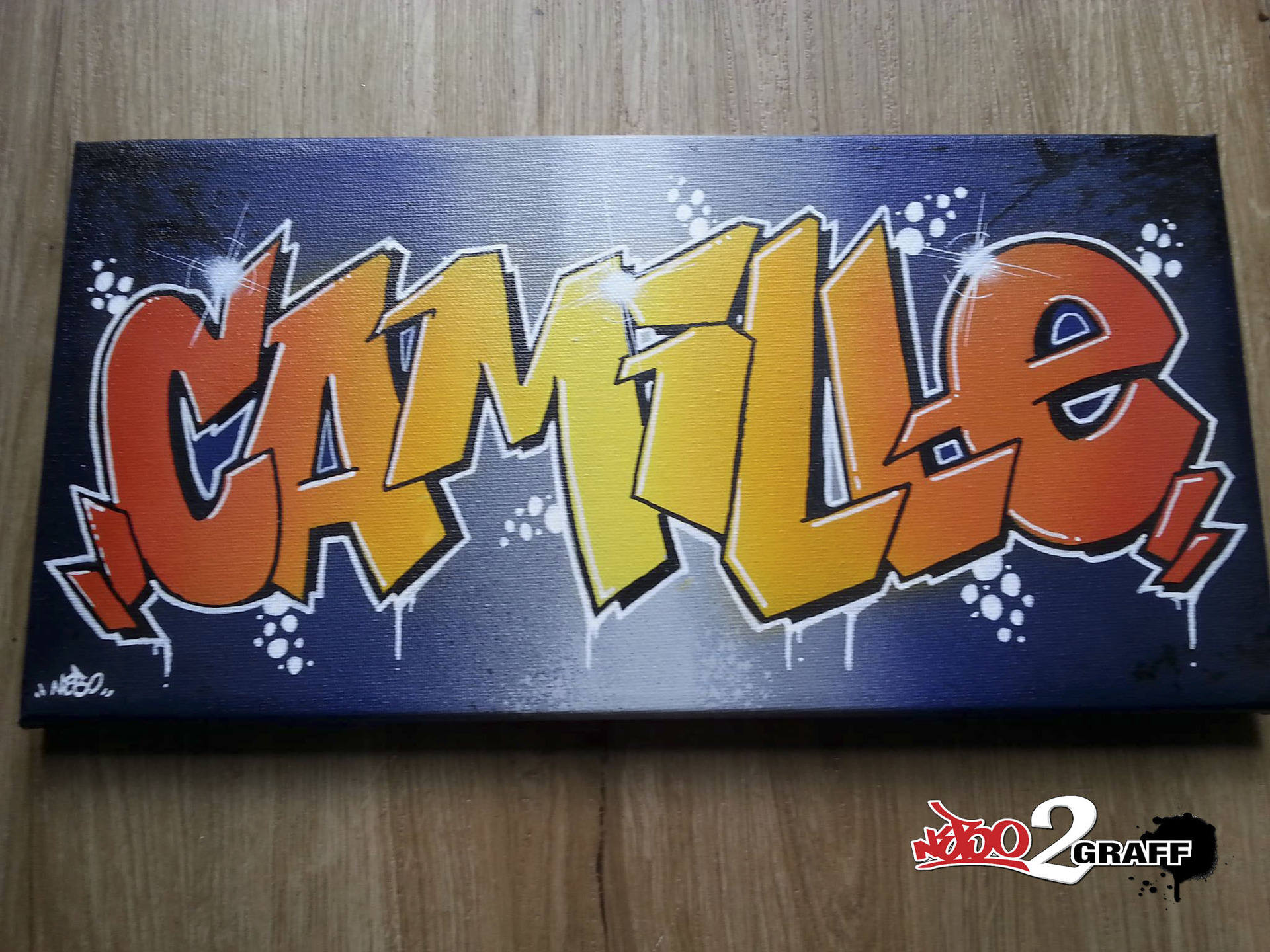 Graffiti Gift Name Canvas Painting Original Deco Graff Custom Graffiti Gift Name Canvas Painting Original Deco Graff Custom