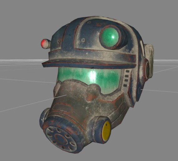 Fallout 4 Far Harbor Marine Combat Helmet Pepakura File
