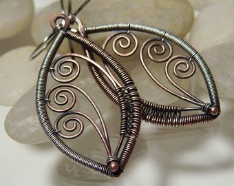 50% off Tutorial Sale-Tutorial for Woodland Fern Earrings.