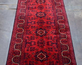 2.1' x 7.9' Free Shipping Beautiful Afghan Khalmohammadi Runner Rug