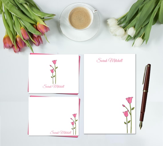 Tulip Stationery Set