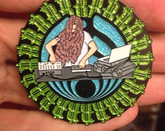 Bassnectar Bass Drop Pin