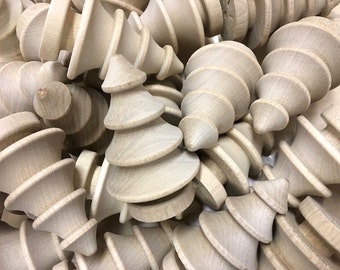 12 Wood Christmas Tree, Wood Shapes
