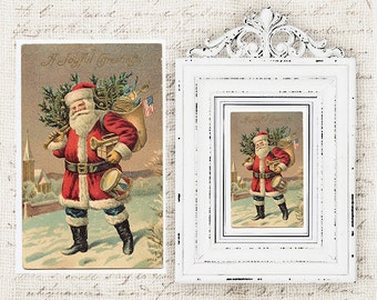 Digital Christmas Postcards - Antique Vintage Christmas Postcard - Victorian Christmas Card - Christmas Cards - INSTANT DOWNLOAD