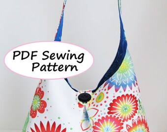 PDF Sewing Pattern -Shoulder Bag-(Downloadable)