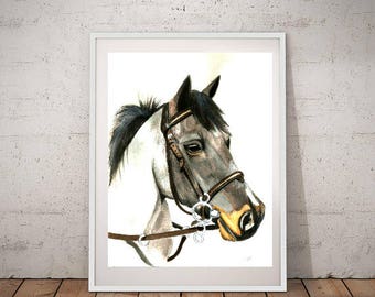 Horse drawing | Etsy