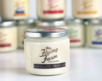 Chocolate Truffles ~ Scented Soy Jar Candle