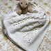 Bobble Bunny Baby Blanket (Afghan) Knitting Pattern