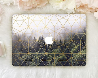 MacBook Wood Case Macbook Pro 13 Hard Case Macbook Air 13 inch Hard Case Geometry Macbook Pro Retina 15 Macbook 12 Laptop Hard Case YZ5024