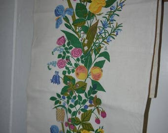 Gocken Jobs - Jobs Hand Print - Swedish Design - Mid Century - Retro - Vintage - Runner - Fabric