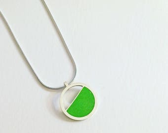 Green Resin Pendant