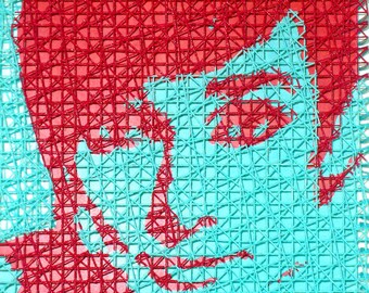 Fiber Art Wall Hanging, Fiber Art, Hand Painted Fiber Art, 3d Wall Art, 8”x10”x1-1/4” or 9”x9”x1-1/4”