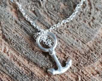 Anchor silver charm pendent