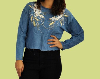 80s DIY Blouse OSFM