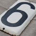 6 or 9 what is the number of the house .. Old metal number of the Soviet house..