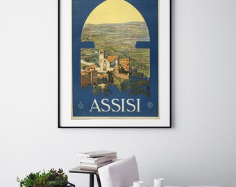 Assisi - Vintage Print - Italian Collection