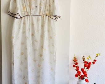 Vintage nightgown| nachtjapon| vintage nightwear | 70s nightgown| sleepdress | vintagedress