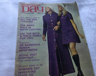 Vintage Womans Day Magazine March 9 1970