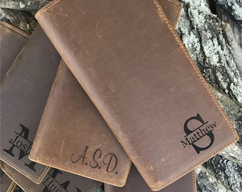 Personalized Leather wallet mens wallet personalized mens leather wallets for men father's day gift anniversary gifts, gift for men