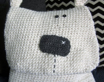 Crochet Pattern for Snowball the Polar Bear Pillow/ Pyjama Bag