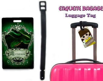 harry potter slytherin- #1-041 - luggage tag name