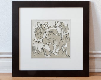 Elegant original 15 x 15 cm (5.9 x 5.9 inch)