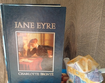 As New! 1980's Edition of JANE EYRE by CHARLOTTE Bronte // Last-century Jane Eyre Novel in Perfect Condition // Idea Gift For Reader