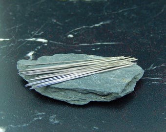 25 needles for beads 0.6 mm thick, 52 mm long