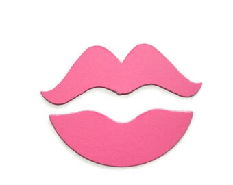 Paper Lip Cut Outs Set of 30