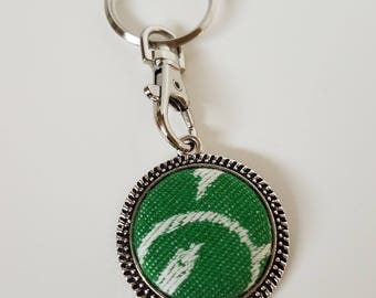 Key Chain - Natibaby - Indivisibility Cloak Fabuloso - Wrap Scrap - Key Ring - Key Fob - Babywearing - Wizards - Geek Gift