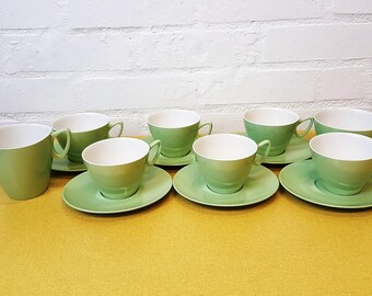 Mid century Gaydon Melmex cups and saucers