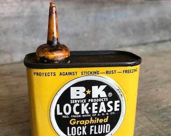 BK Lock Ease Graphited Lock Fluid Tin