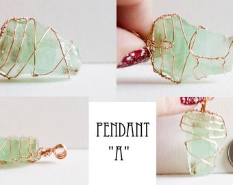 Green Calcite Pendant