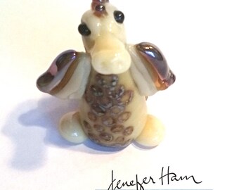 Amteriam the DRAGON! Custom Glass Sculpture Player Marker Figurine Miniature by Jenefer Ham Pawn Board Game