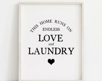 Laundry Print Bible Verse Print Laundry Room Decor