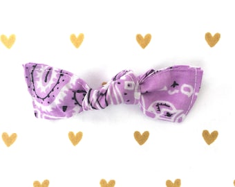 Bowdana Knot Bow (Little Lady Lavender)