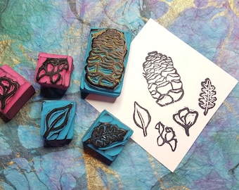 HANDCARVED STAMPS - Into the Woods Set