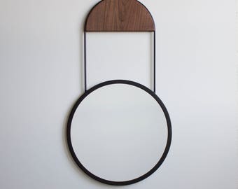 Penny Round Wall Hanging Mirror