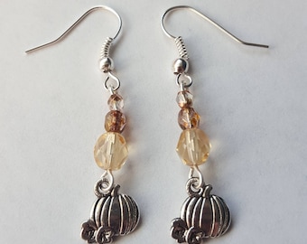 Autumn: Fall Harvest Pumpkins Earrings