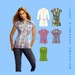 New Look 6704 Womens Casual Chic Button-up Tunics Tops Shirt Blouse size 10 12 14 16 18 20 22 Petite to Plus size Sewing Pattern Uncut FF
