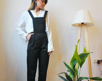 Suspender pants, suspender trausers, bretel rok, pinafore, dungaree, overall, jumpsuit, romper, pants, trousers, suspenders, black trousers