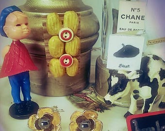 French vintage earrings